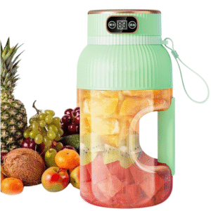 Blender Portabil cu Afișaj Digital și 10 Lame Puternice (1.2 Litri)